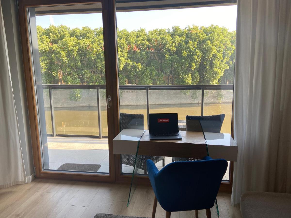 Apartament Studio Z Widokiem Na Odre Bulwary Ksiazece Wrocław Exterior foto